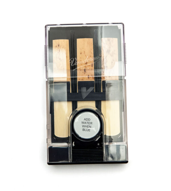 Vandoren | HRC20 Bass Clarinet and Tenor/Baritone Saxophone Reed Hygrocase (Holds 6)
